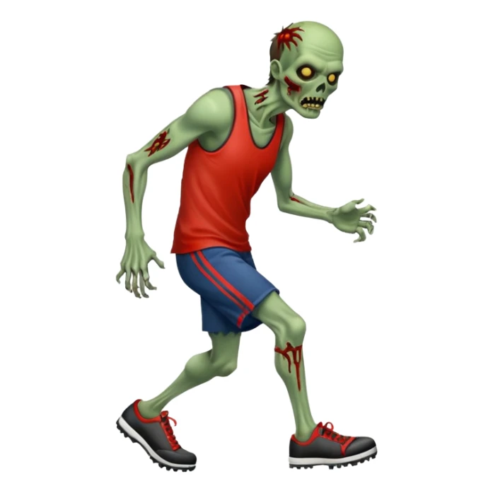 sportmen zombie full body sticker