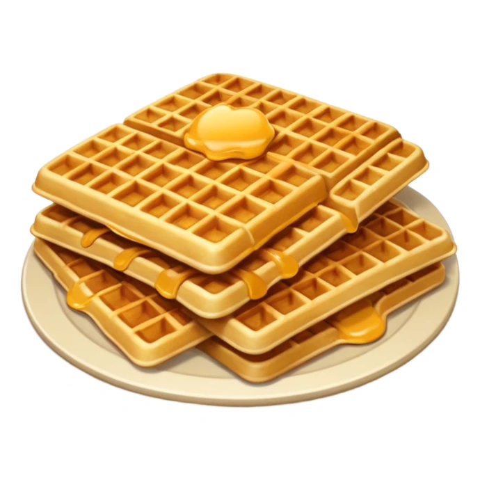 I want waffle frys sticker