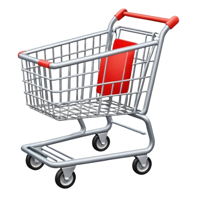 shopping cart sticker