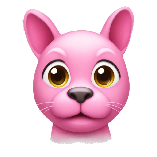 Pink animals  sticker