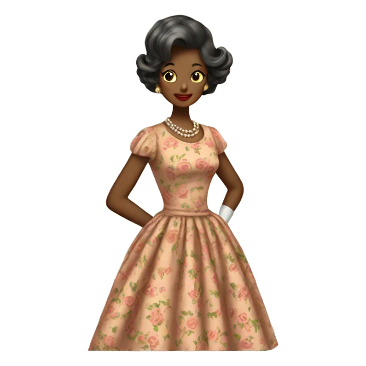 Beautiful vintage dress  sticker