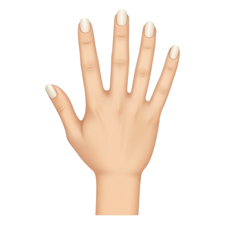 Hand holding up the ring finger  sticker