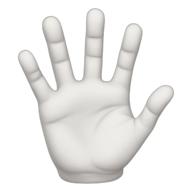 a hand that makes an incredible sign sticker