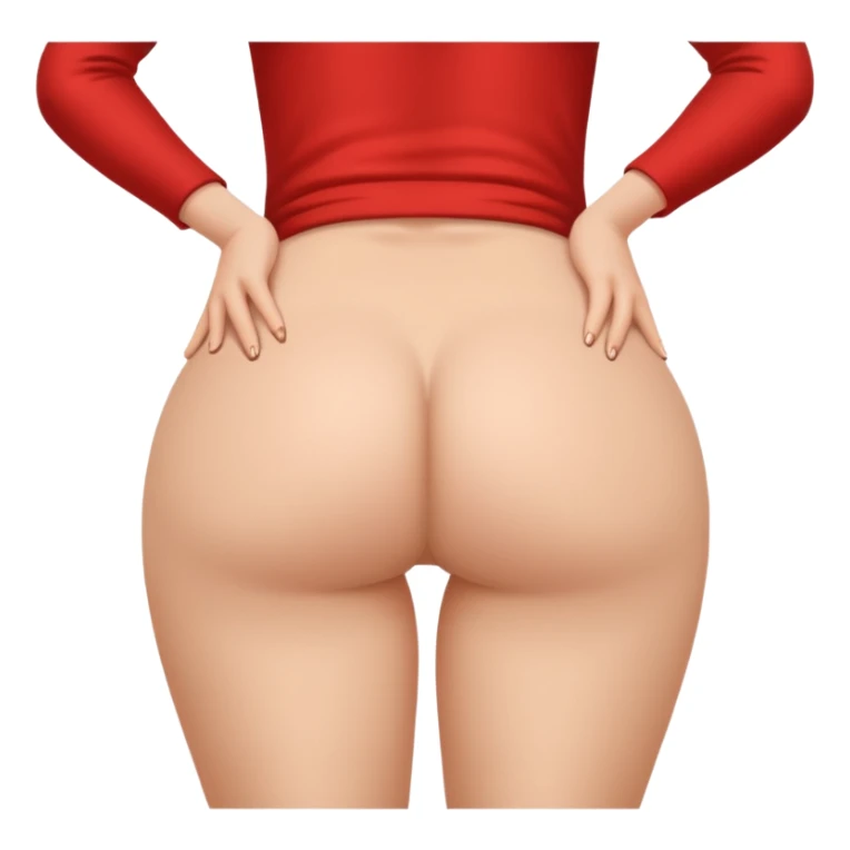Femme blanche fesse écarter  sticker