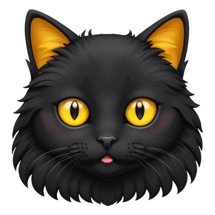 Gatito negro sticker