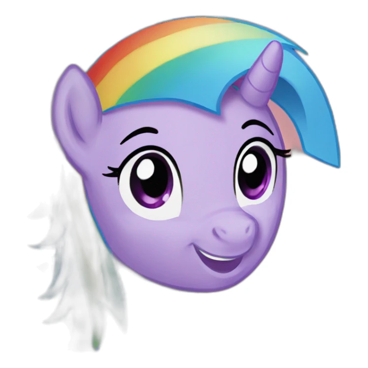my little pony rainbow sticker