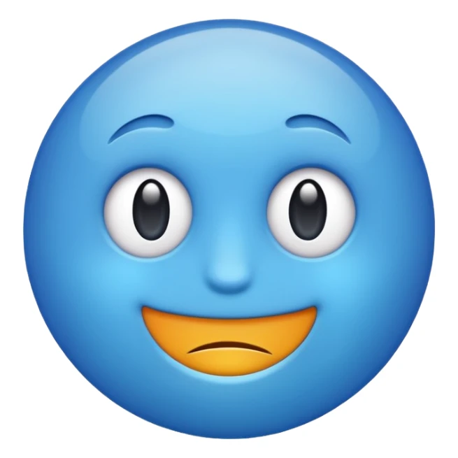 Create a verify parody badge  emoji with this ✅🔵 sticker