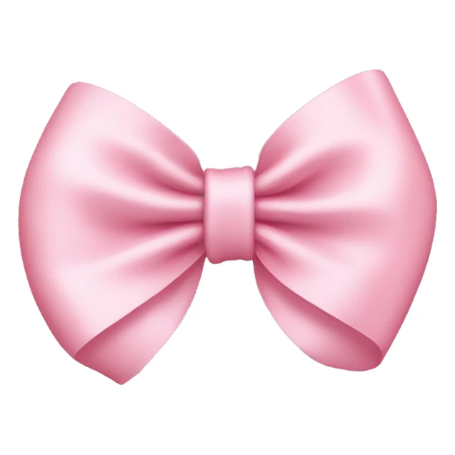 Baby pink bow sticker