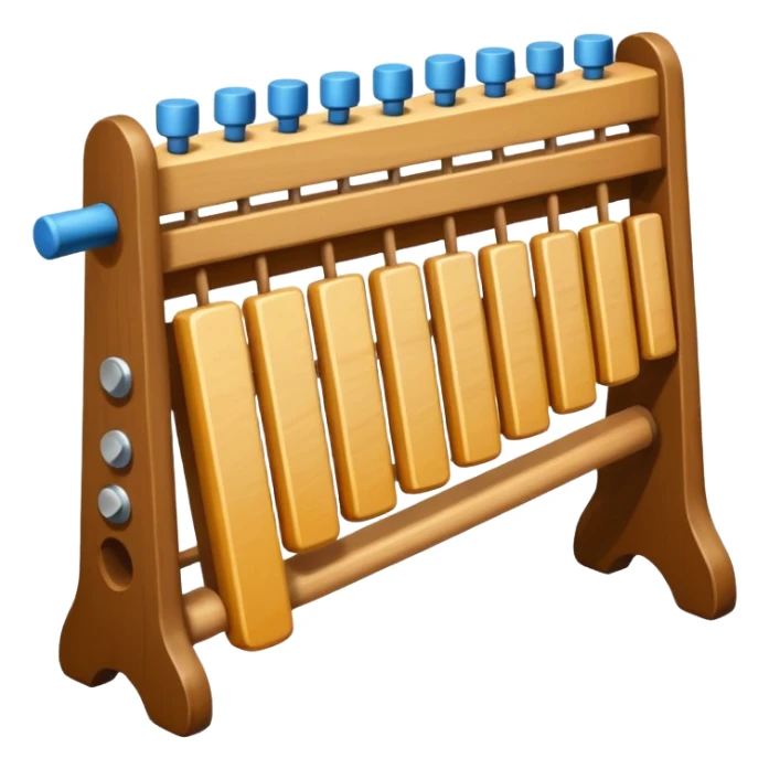 wood glockenspiel instrument sticker