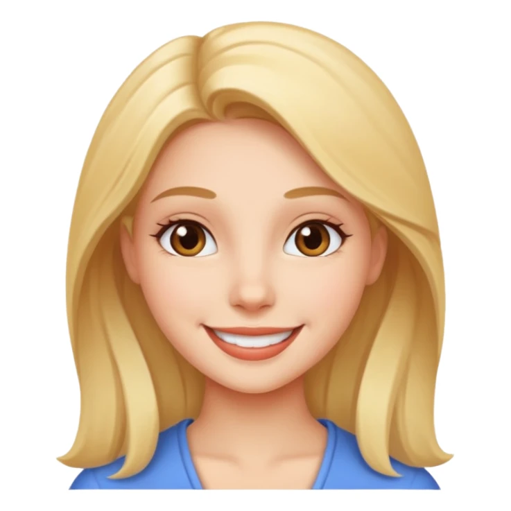 Beautiful girl smile  sticker