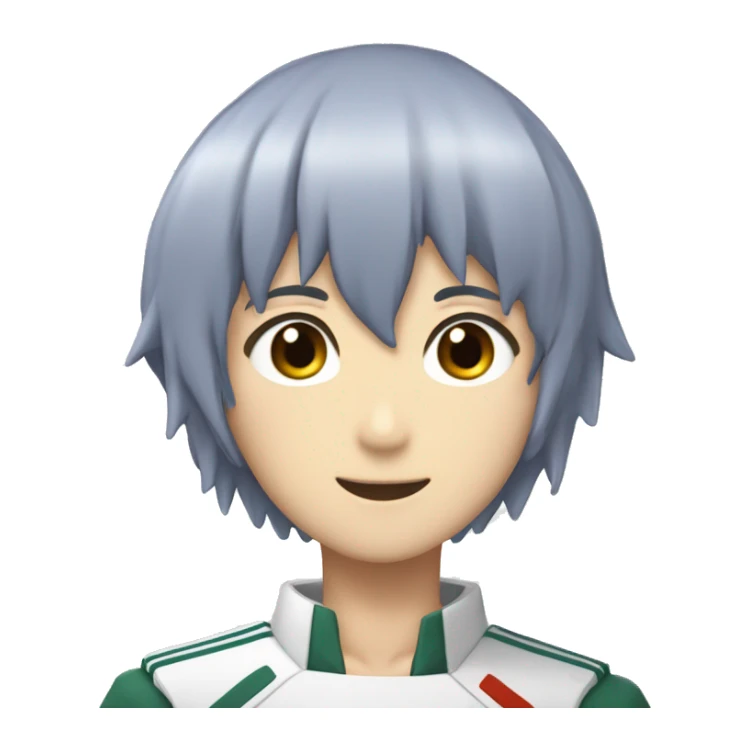 Male version of rei ayanami sticker