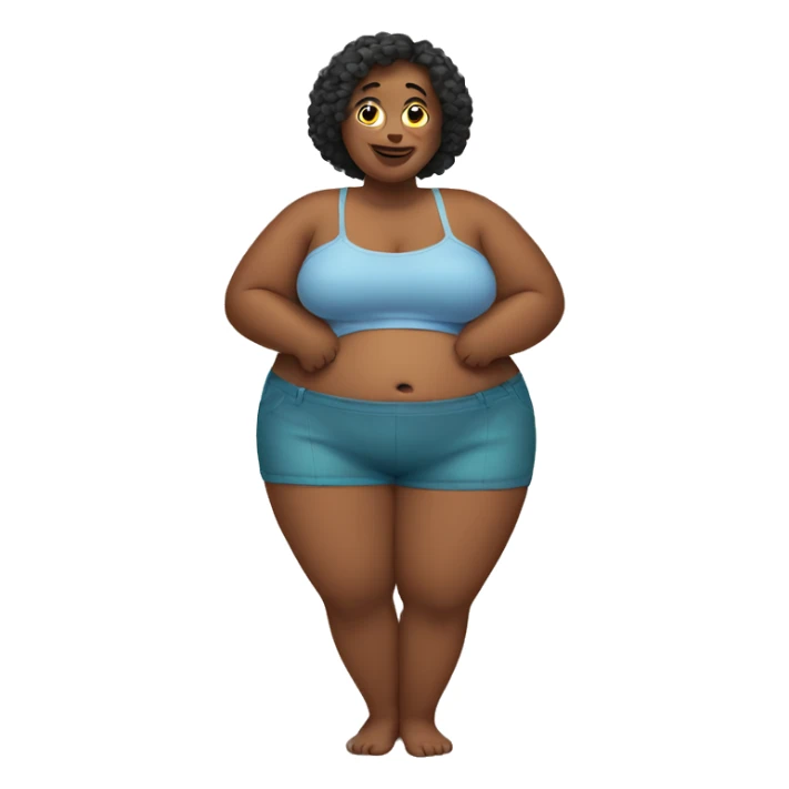 Woman with big belly  sticker