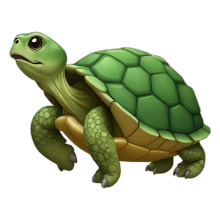 Tortue sur sanglier sticker