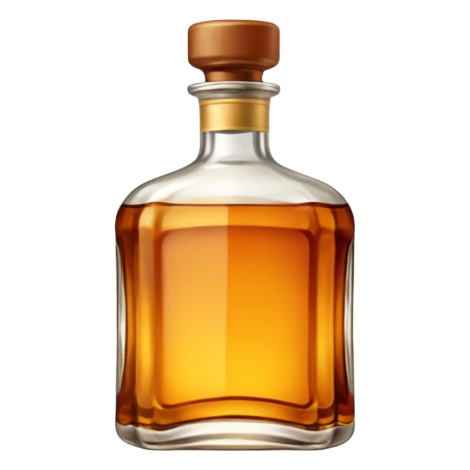 bottle of scotch sticker