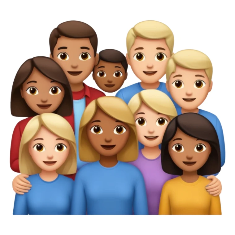 varias personas conversando de sus sentimientos. sticker