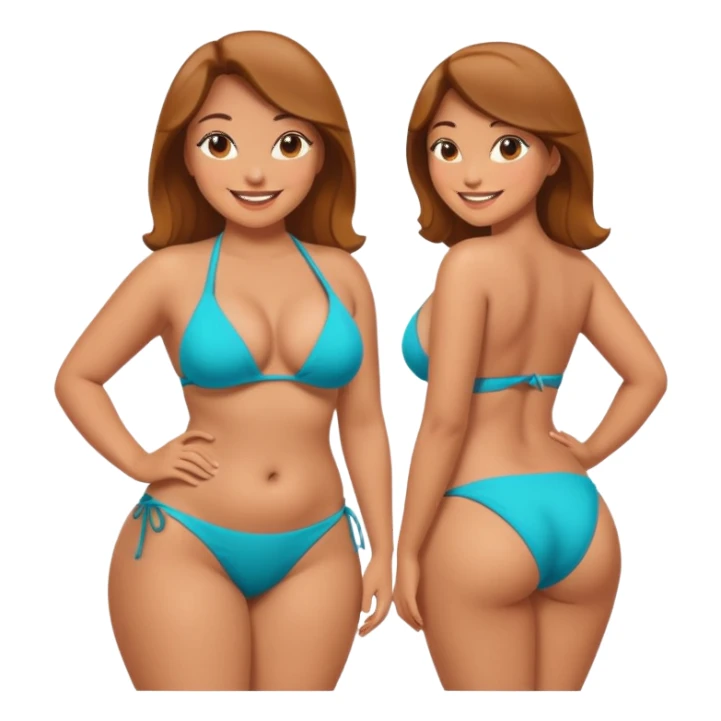 Femme grosse fesse sticker