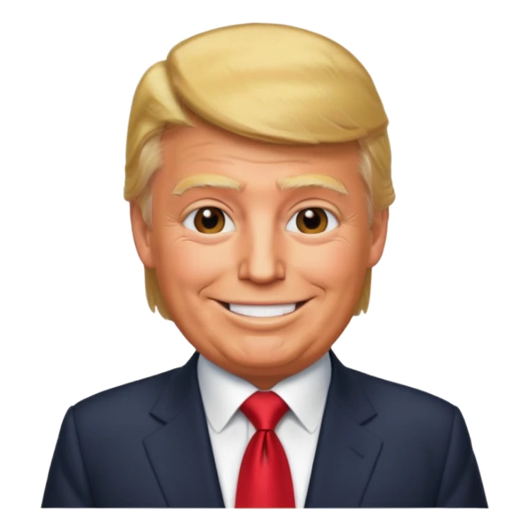 Trump looking sexy sticker