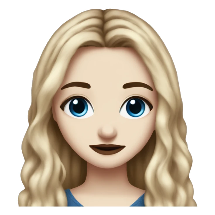 sabrina carpenter with blue eyes sticker