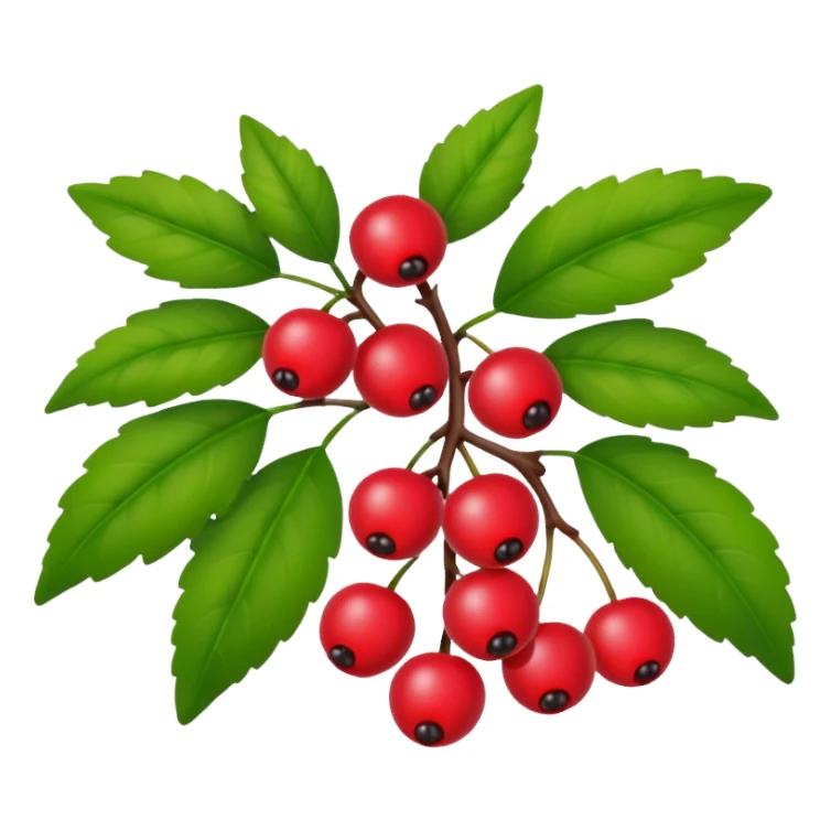 bush with a few berries sticker