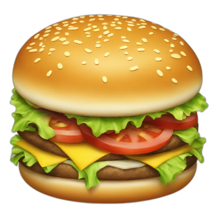 Un burger de 10 metres sticker