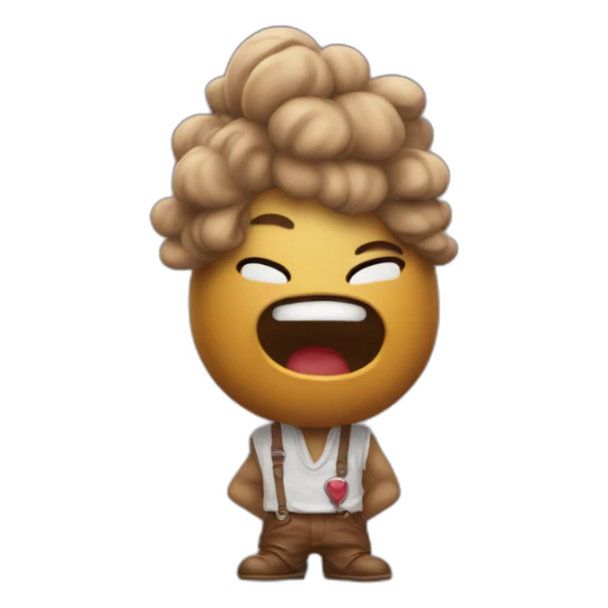 poopy's up on the strip sticker