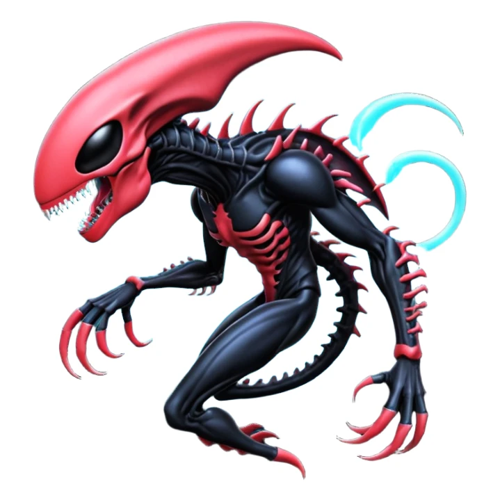 Venom-Xenomorph-Darkrai-Genesect-fusion  sticker