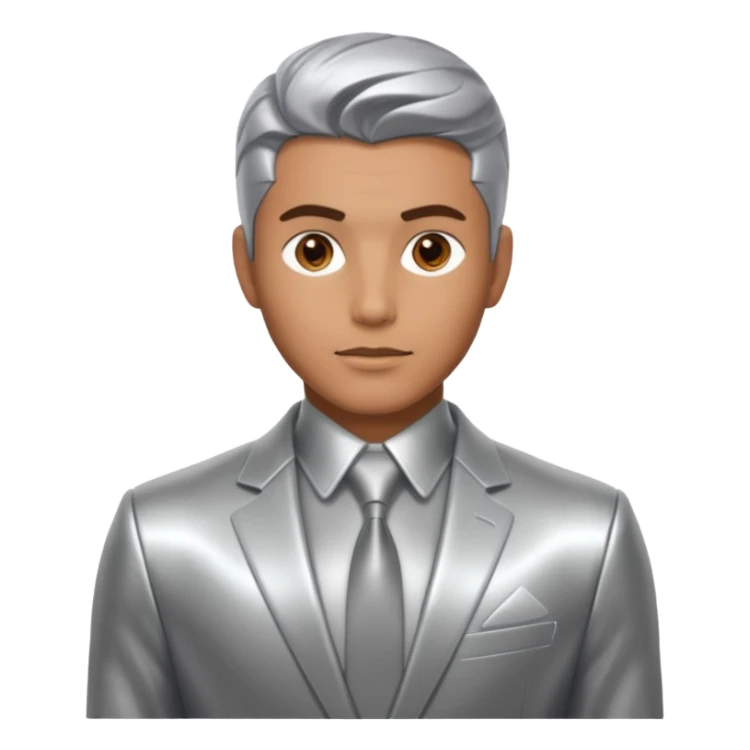 futuristic man sticker