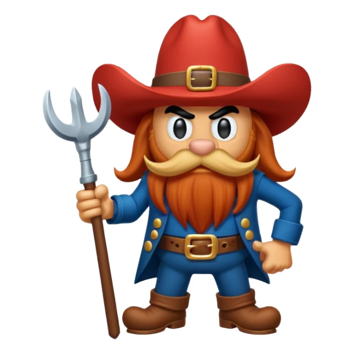 yosemite sam character cartoon sticker