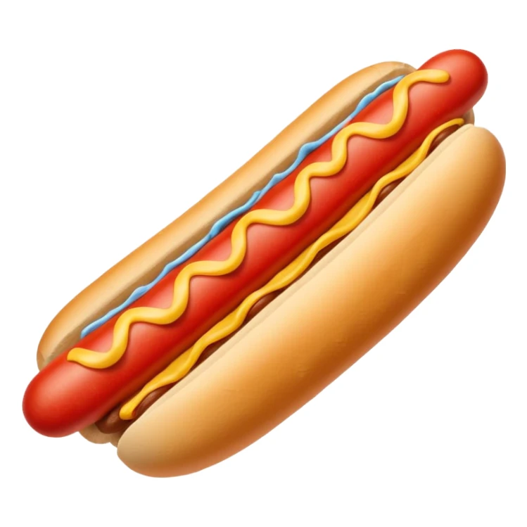hotdog blue (#00A3E0) and red (#F9423A) sticker