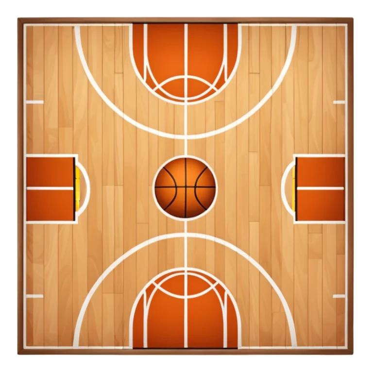 basketball court sticker
