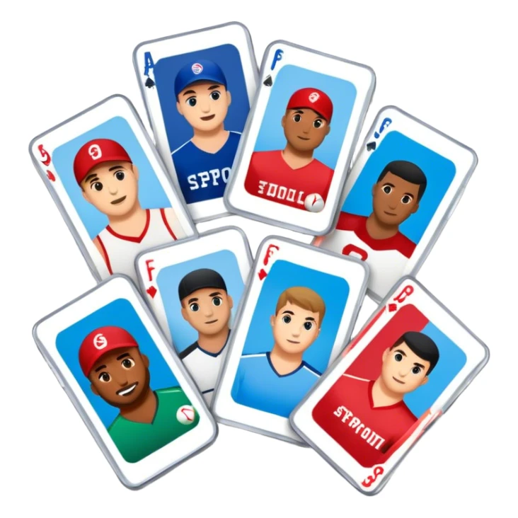 sport card trading sticker