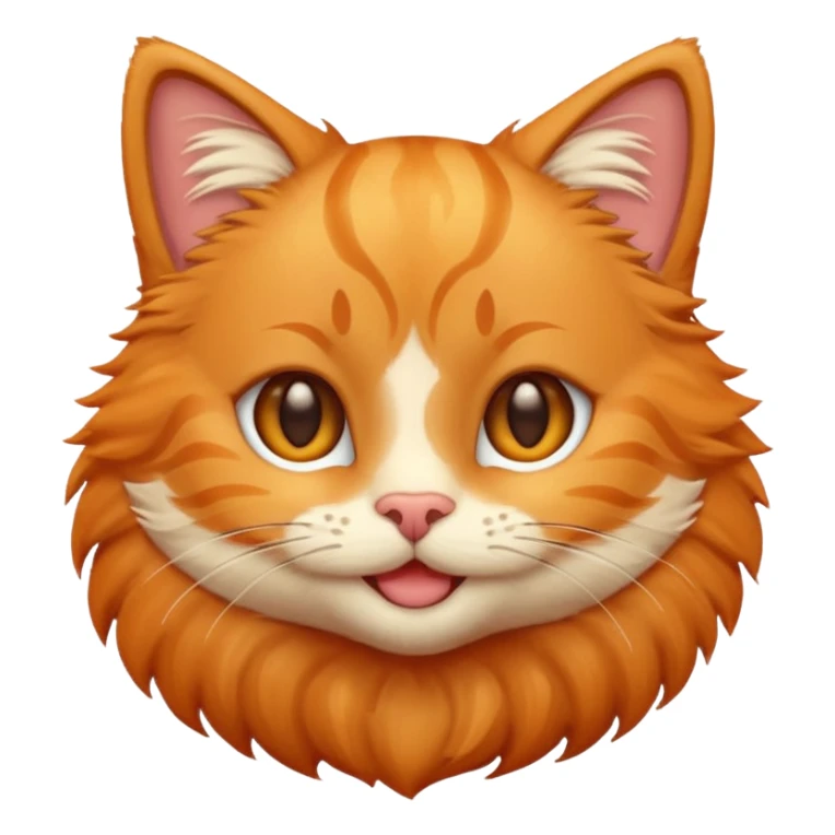 classic style cute cat emoji sticker