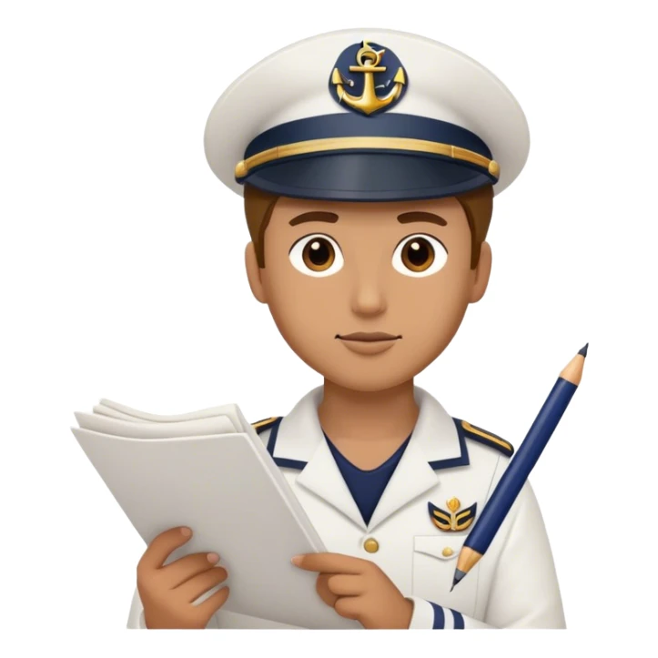 white helmet sailor with ben and paper sticker