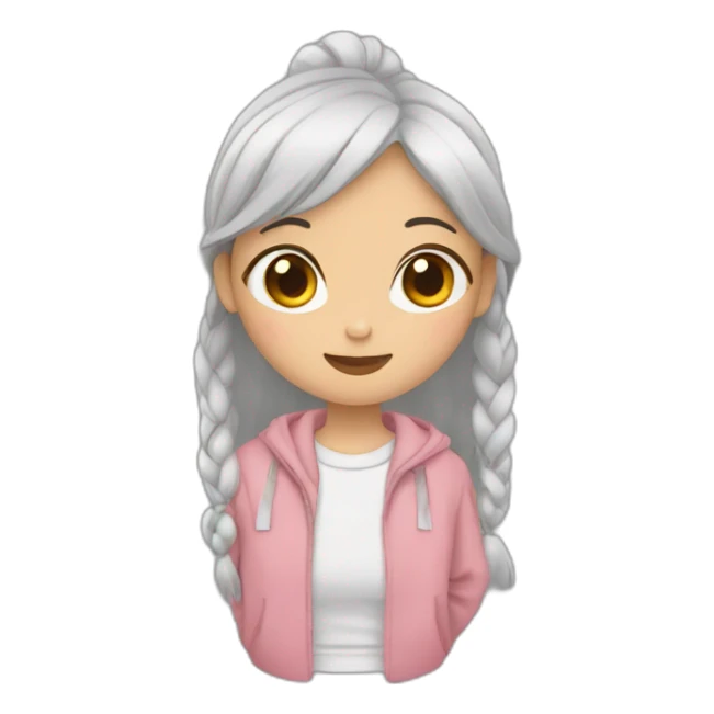 Girl with ྀིྀི sticker