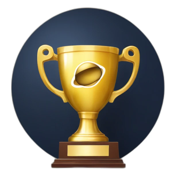 copa libertadores trophy con un 7 impreso sticker