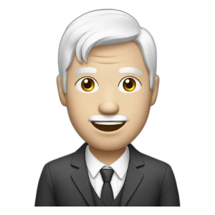 G-Man with white skin sticker