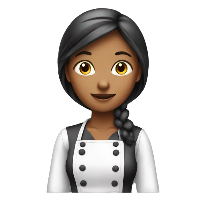 girl cook sticker