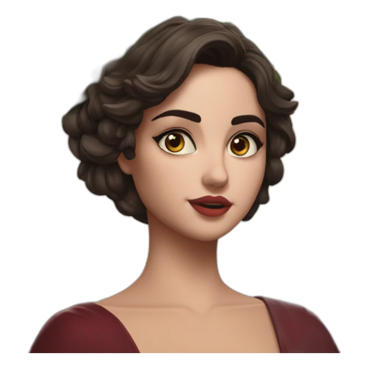 persephone witch ana de armas facial sticker