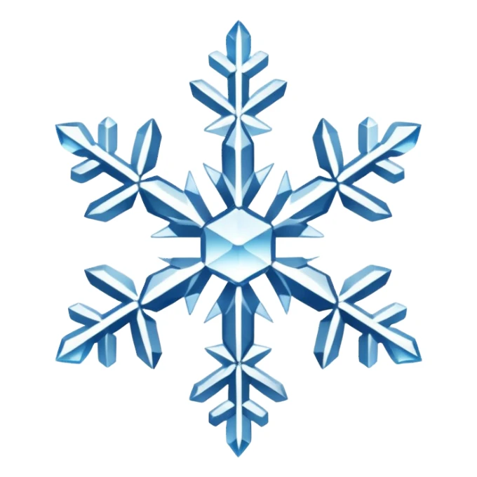 give me a aesthetic snow flake sticker