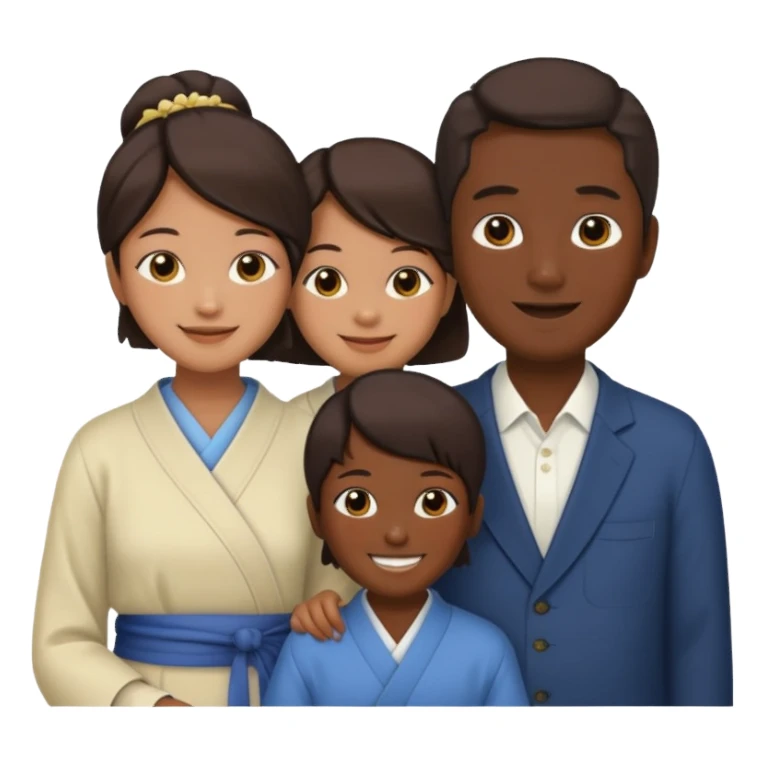 japan family sticker
