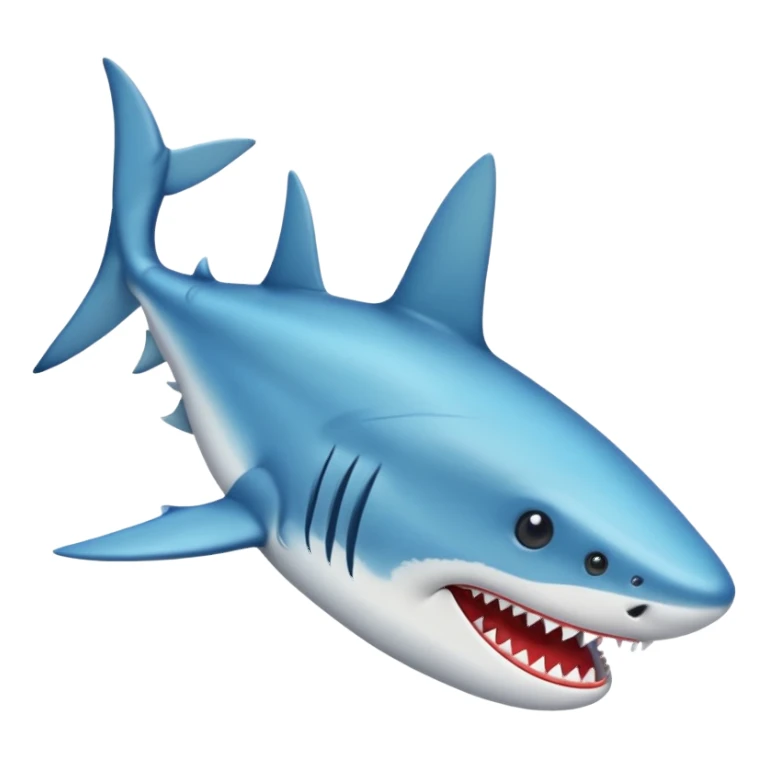 Tiburón con piernas y sapatos sticker