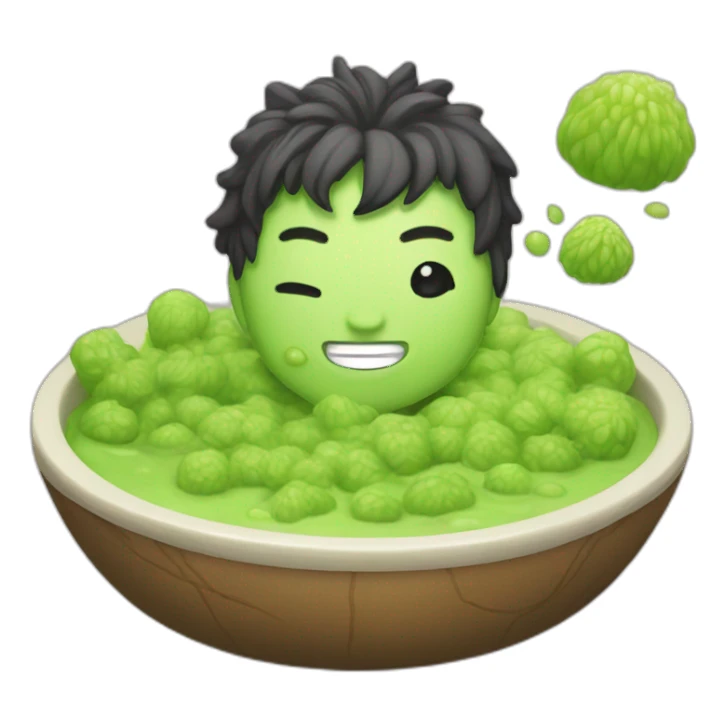 cute Wasabi that's kawaii sticker