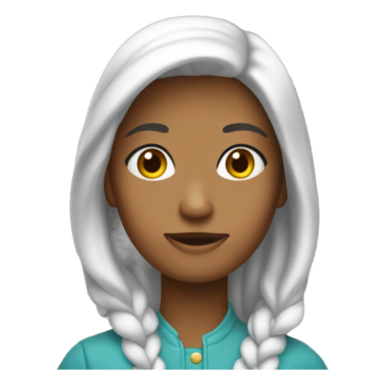 una donna che ha uno chiavo sticker