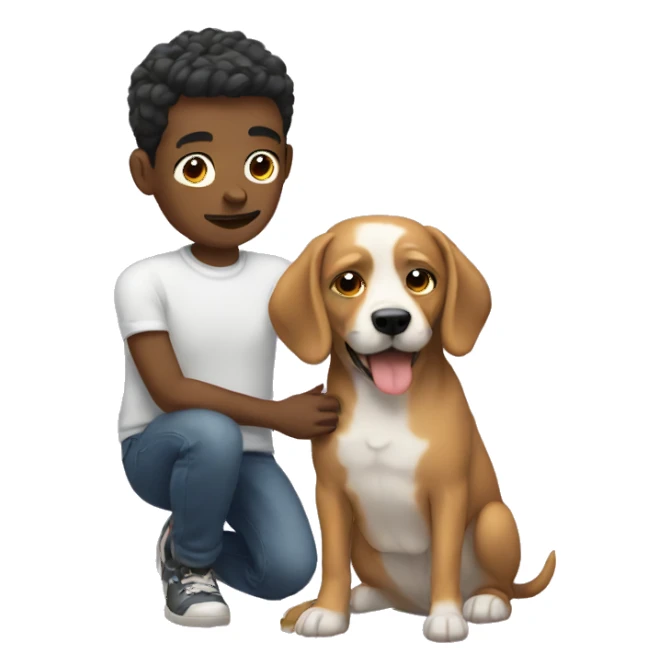 Gay person with dog  sticker