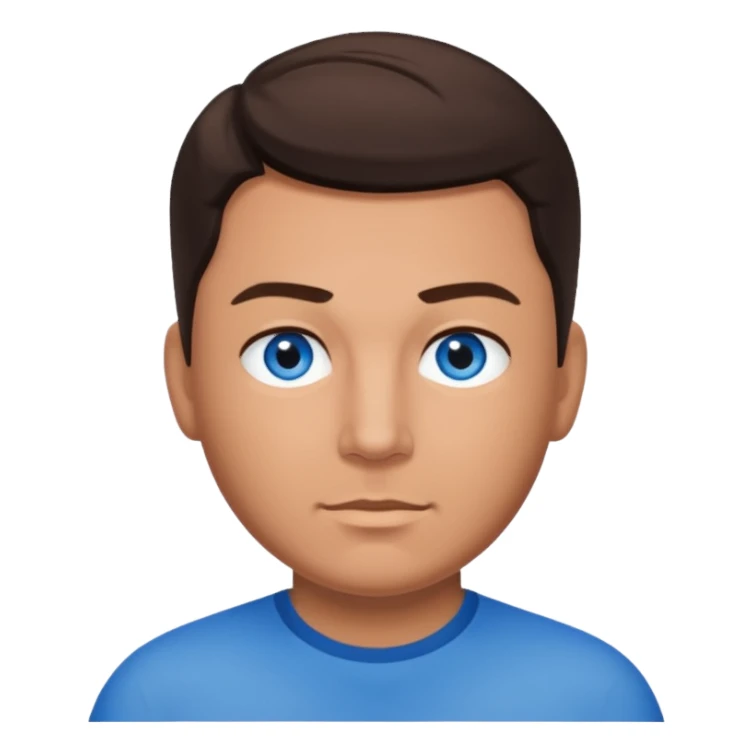 Craig Kelly with blue eyes sticker