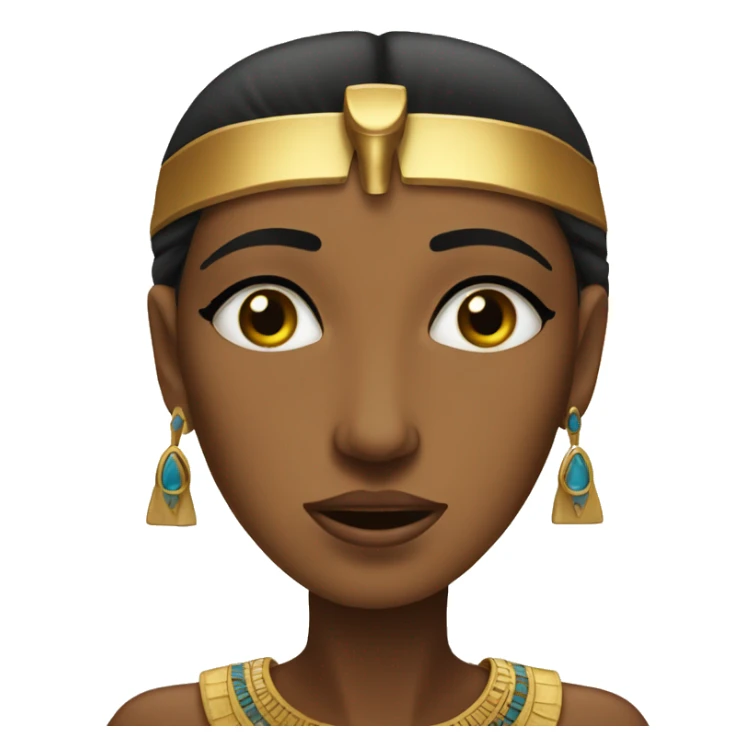 ancient egyptian woman crying sticker