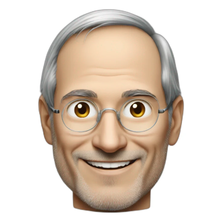 Steve Jobs smile sticker