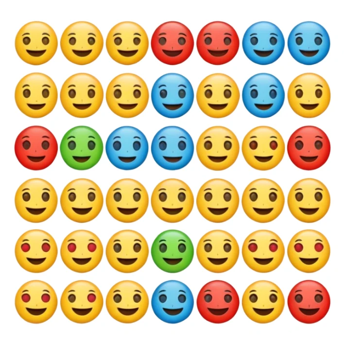 Gere emojis fofos sticker