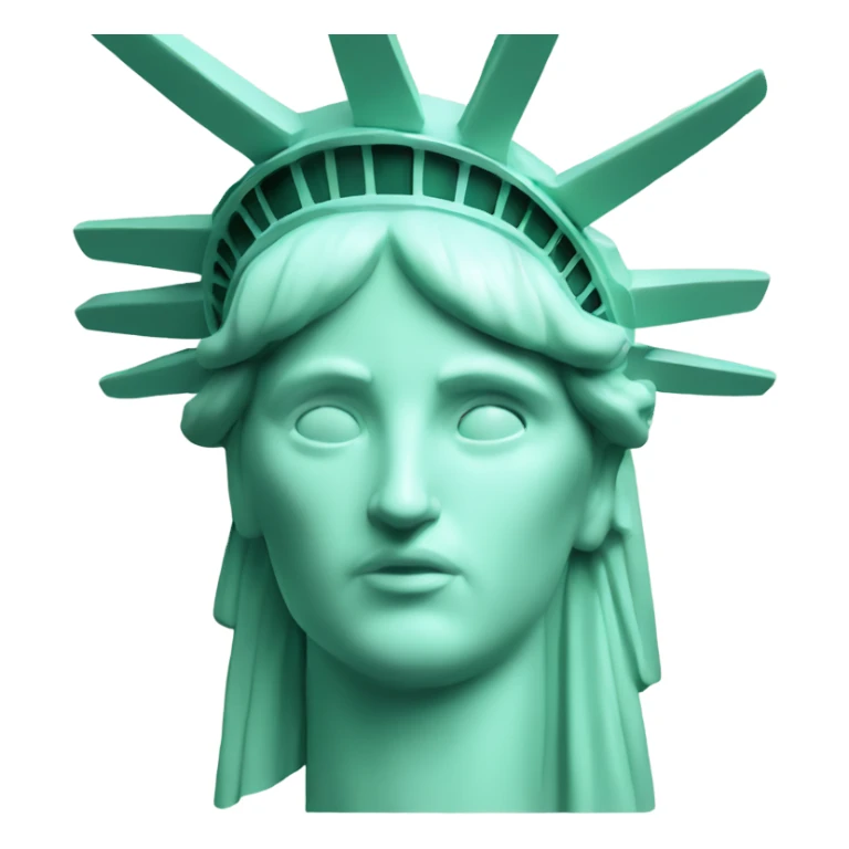 Statue of Liberty covered in ranch sticker