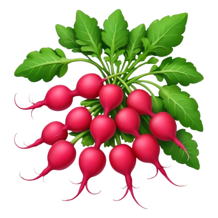 bunch of radish sticker